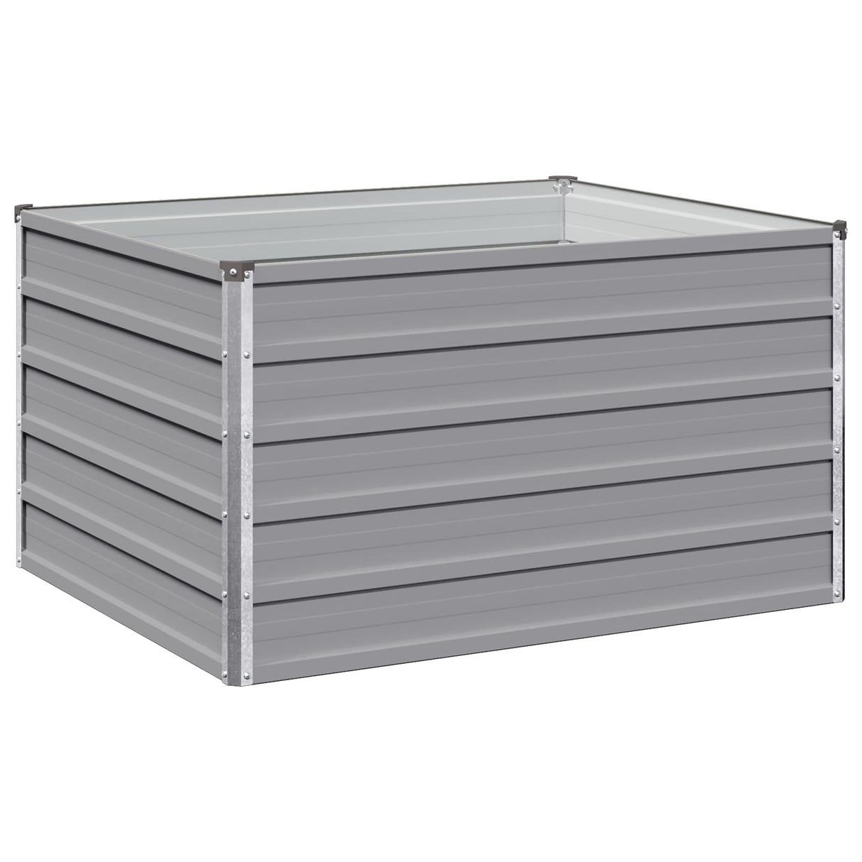 Raised Garden Bed Grey 100 x 80 x 55 cm cold-rolled steel