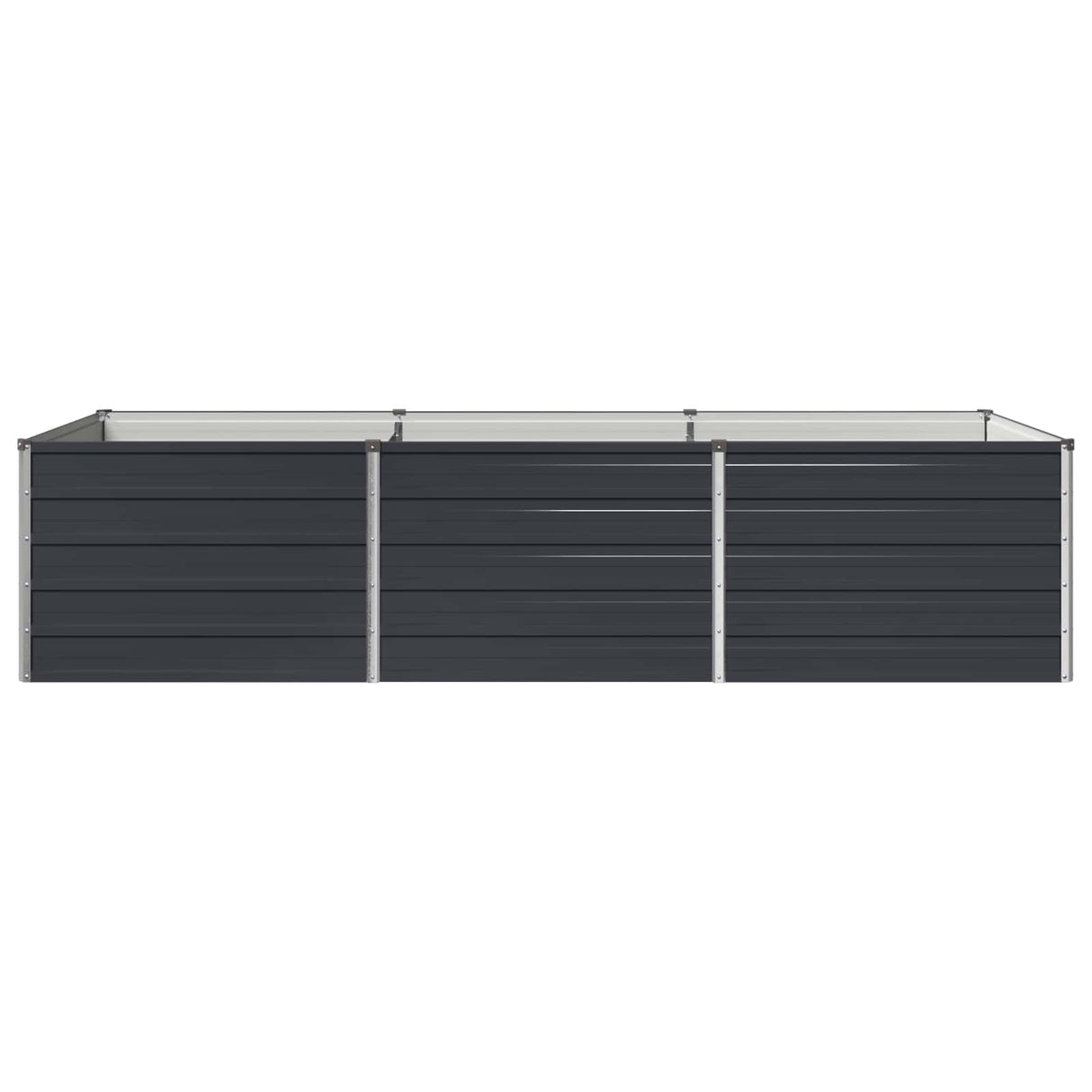 Raised Garden Bed Anthracite 240 x 80 x 55 cm cold-rolled steel