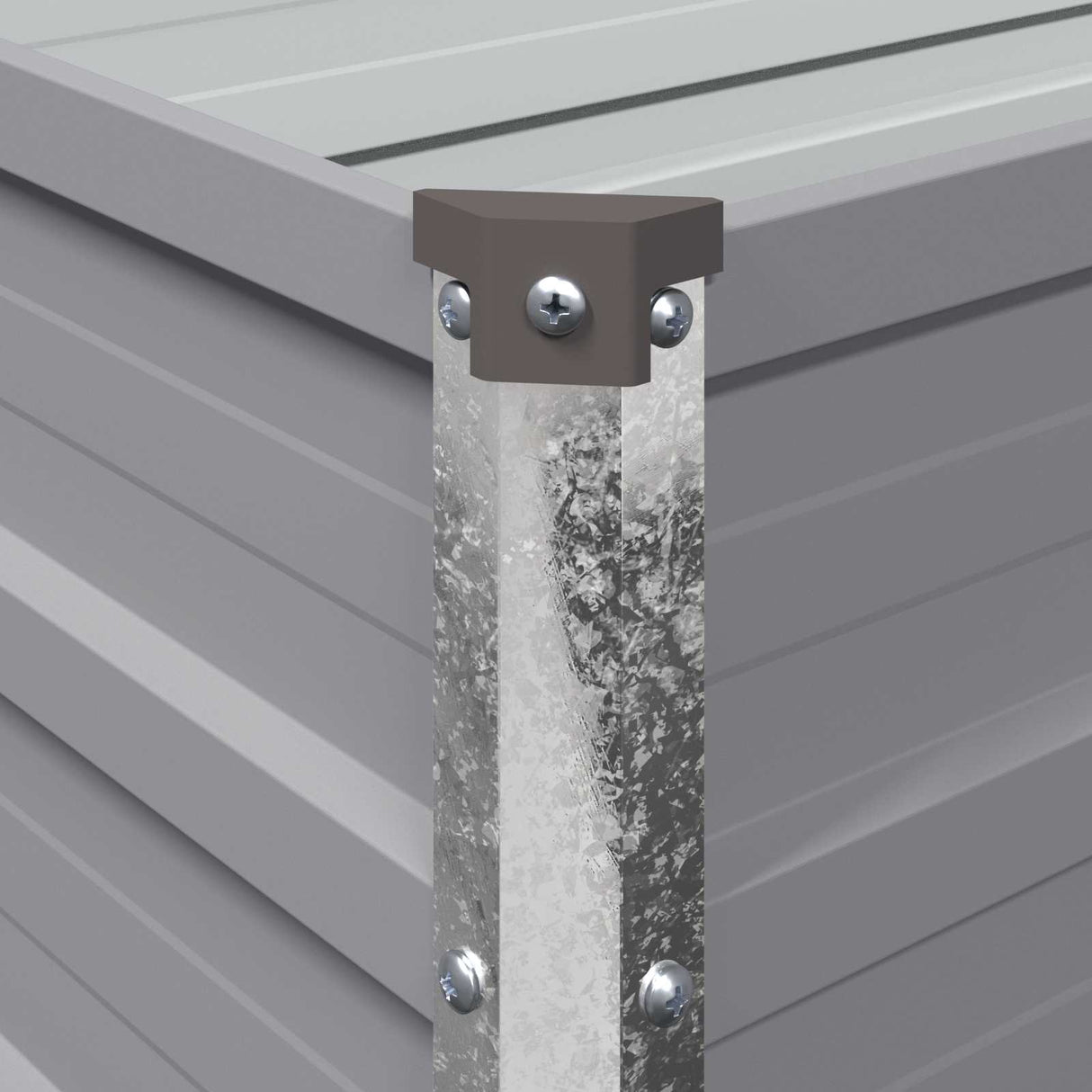 Raised Garden Bed Grey 320 x 80 x 55 cm cold-rolled steel