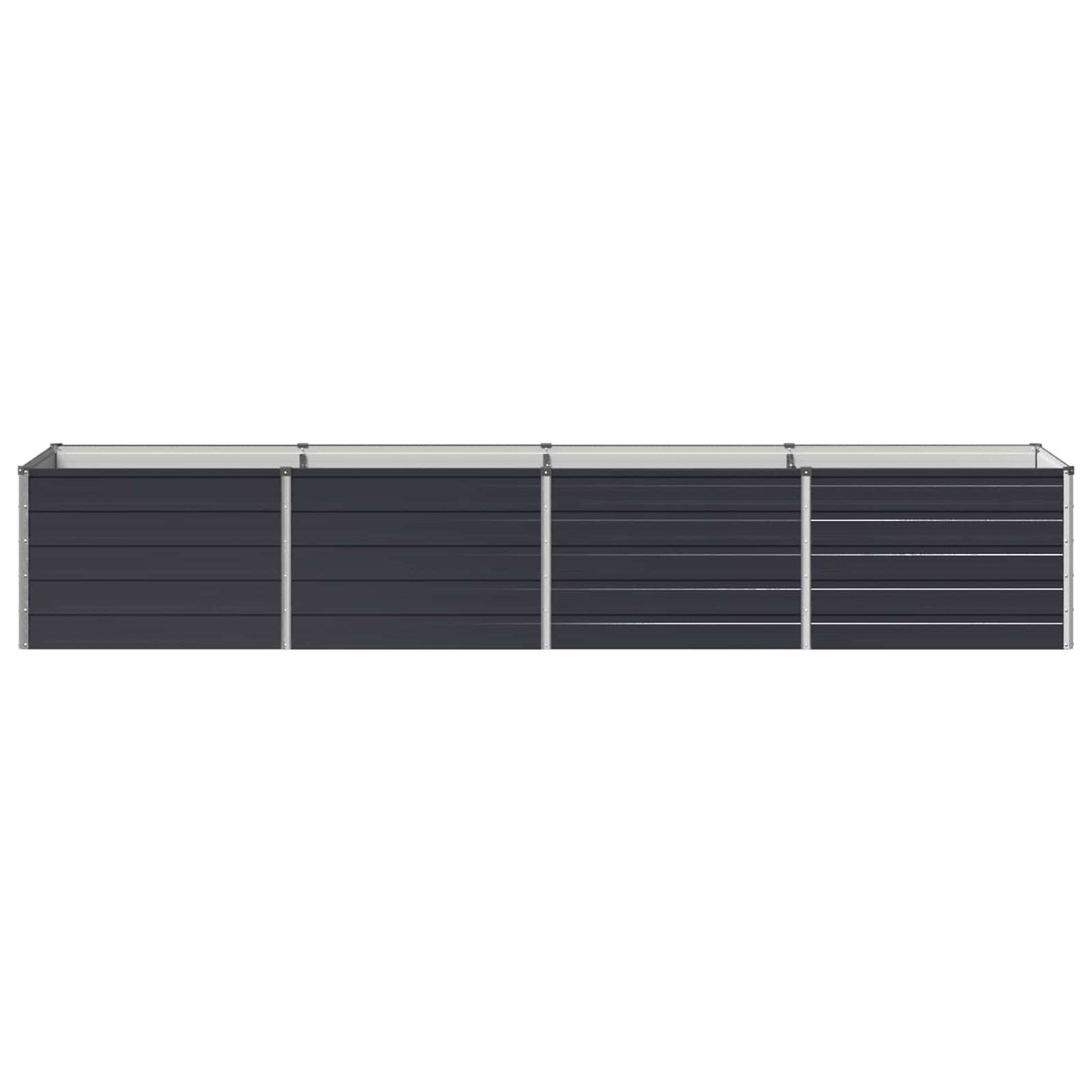 Raised Garden Bed Anthracite 320 x 80 x 55 cm cold-rolled steel