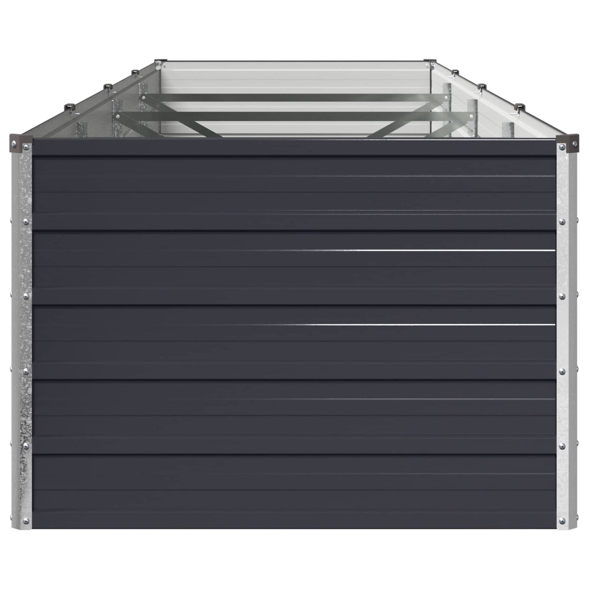 Raised Garden Bed Anthracite 320 x 80 x 55 cm cold-rolled steel