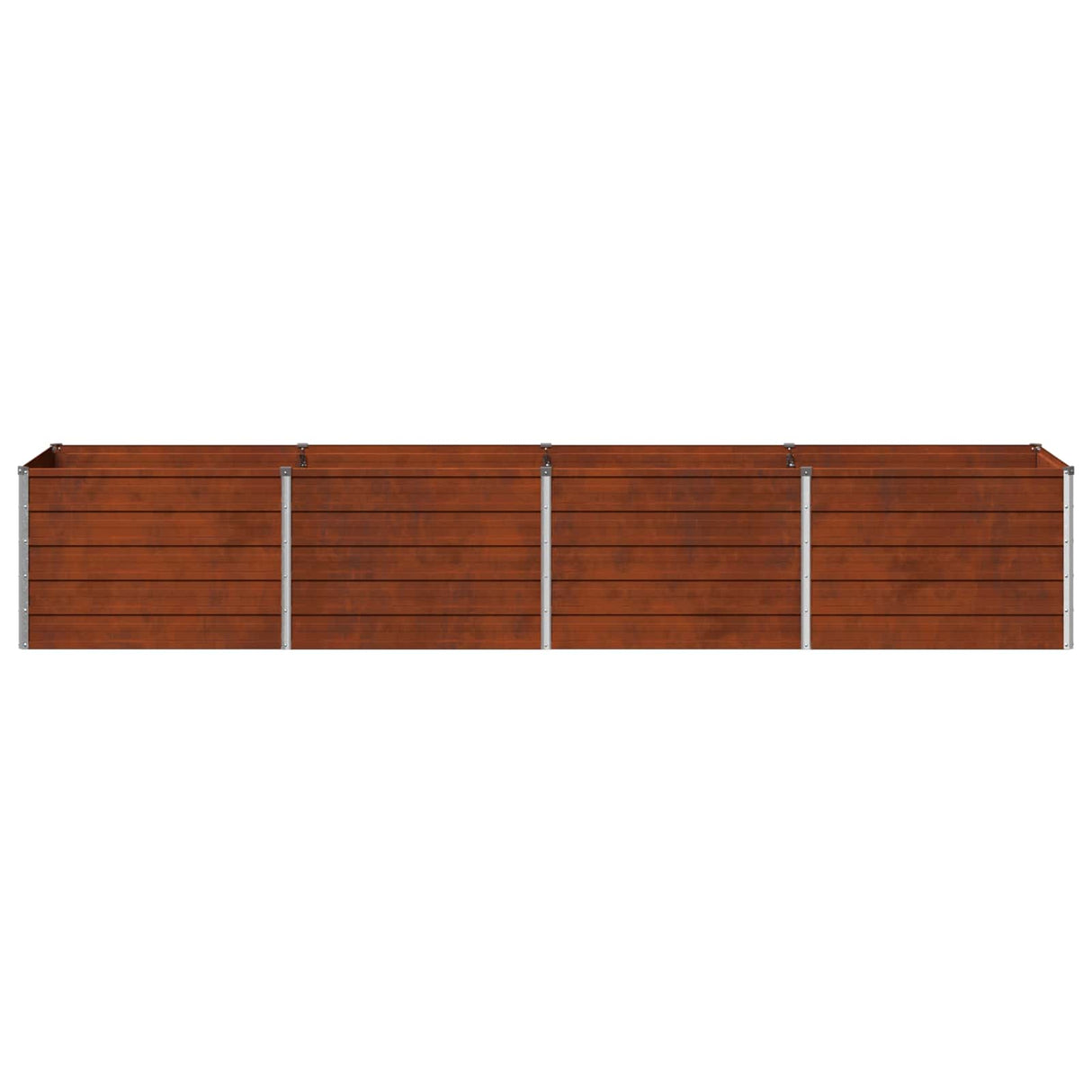 Raised Garden Bed Rusty 320 x 80 x 55 cm corton