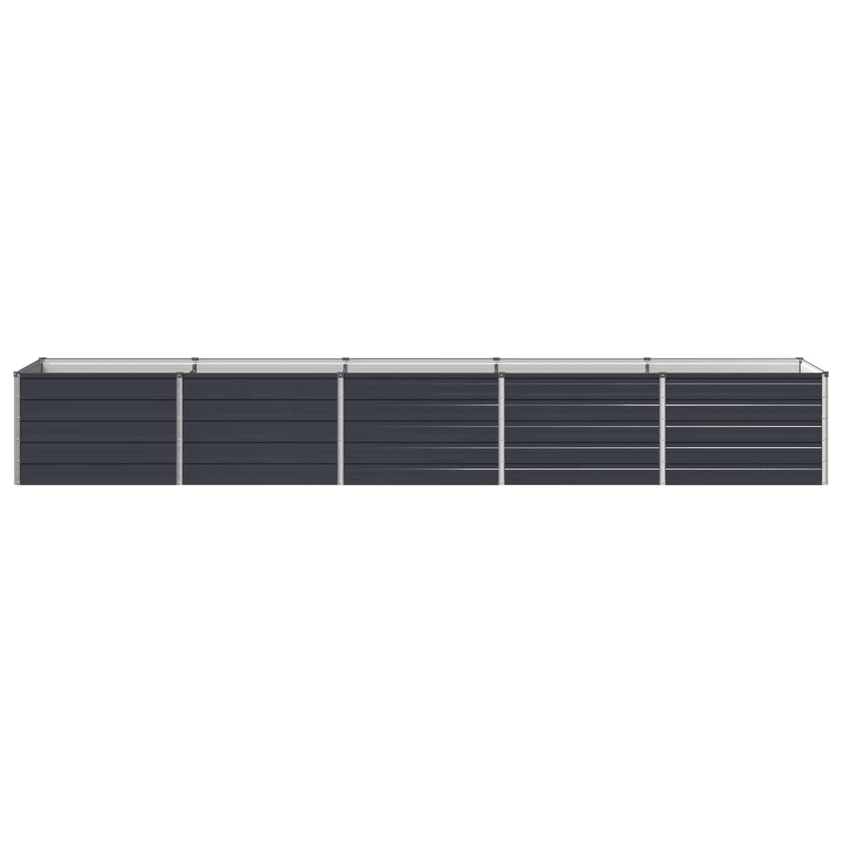 Raised Garden Bed Anthracite 400 x 80 x 55 cm cold-rolled steel