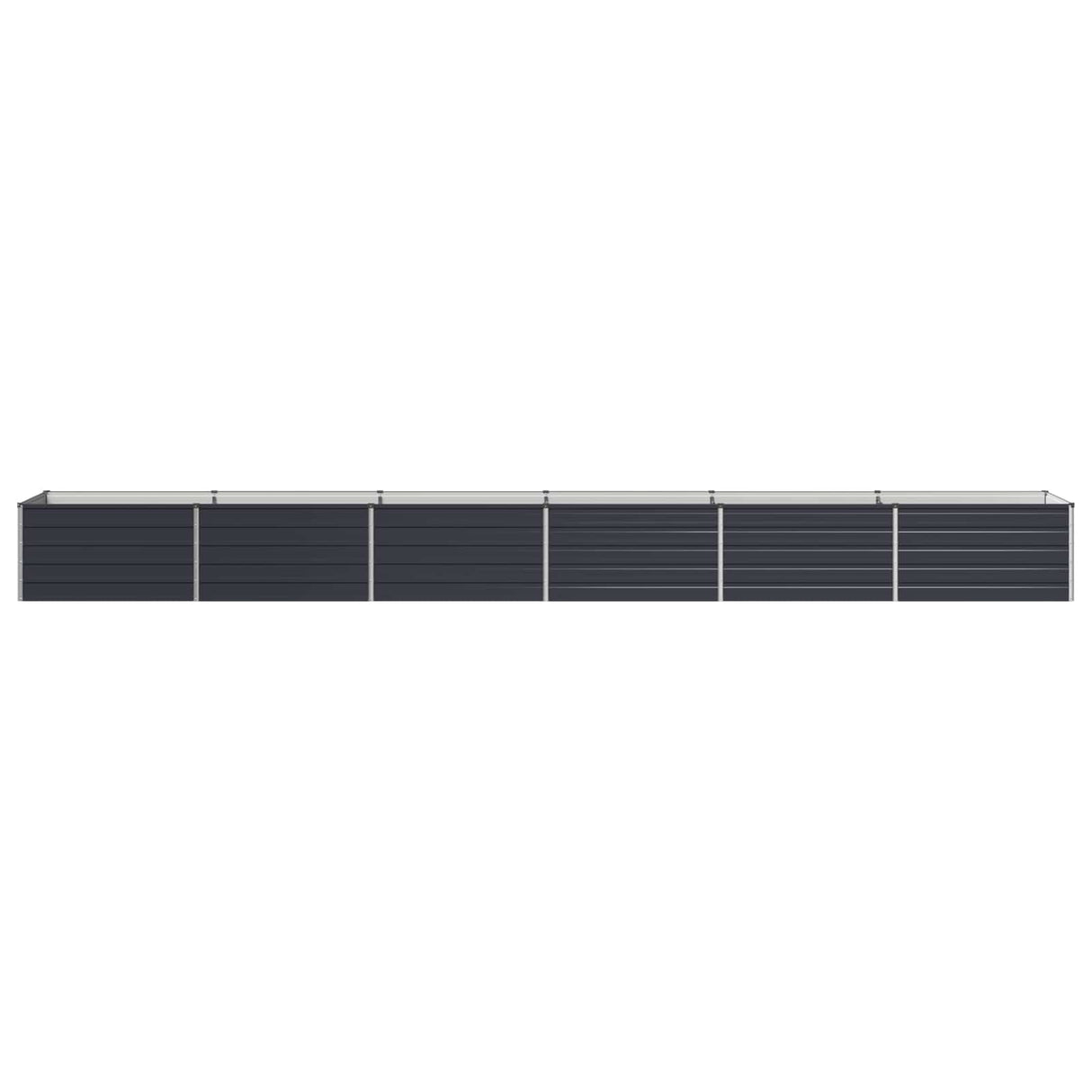 Raised Garden Bed Anthracite 600 x 80 x 55 cm cold-rolled steel