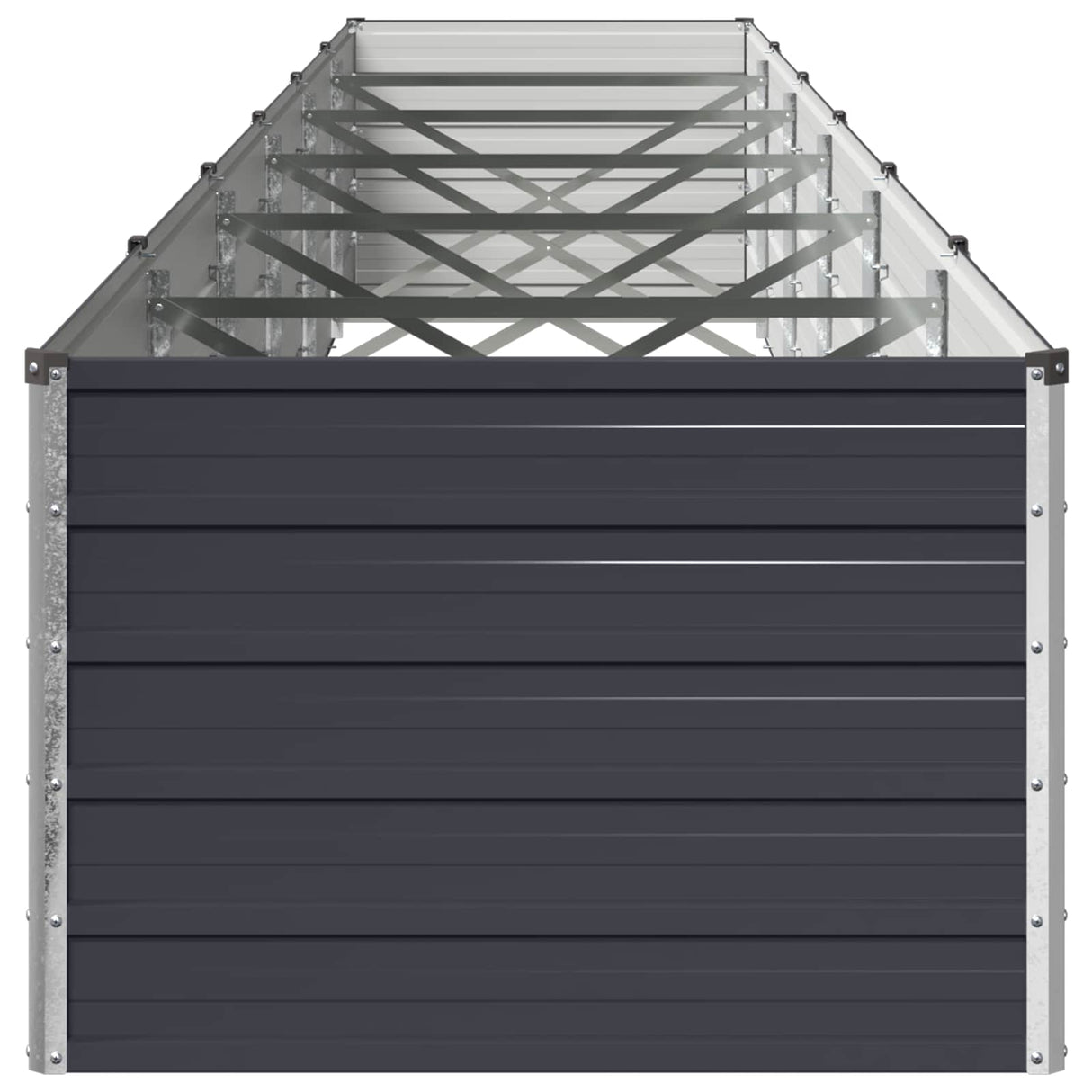 Raised Garden Bed Anthracite 600 x 80 x 55 cm cold-rolled steel