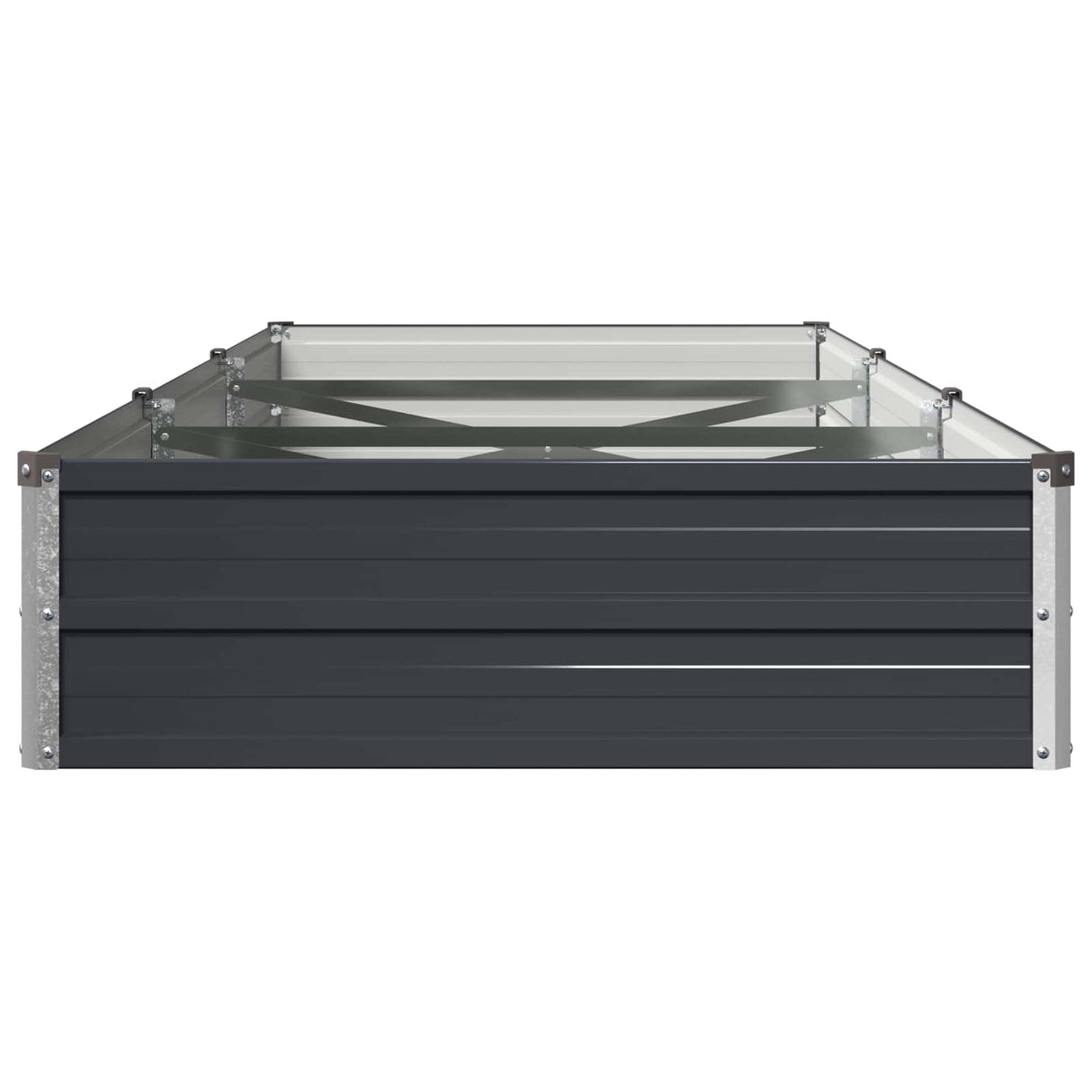 Raised Garden Bed Anthracite 240 x 80 x 24 cm cold-rolled steel