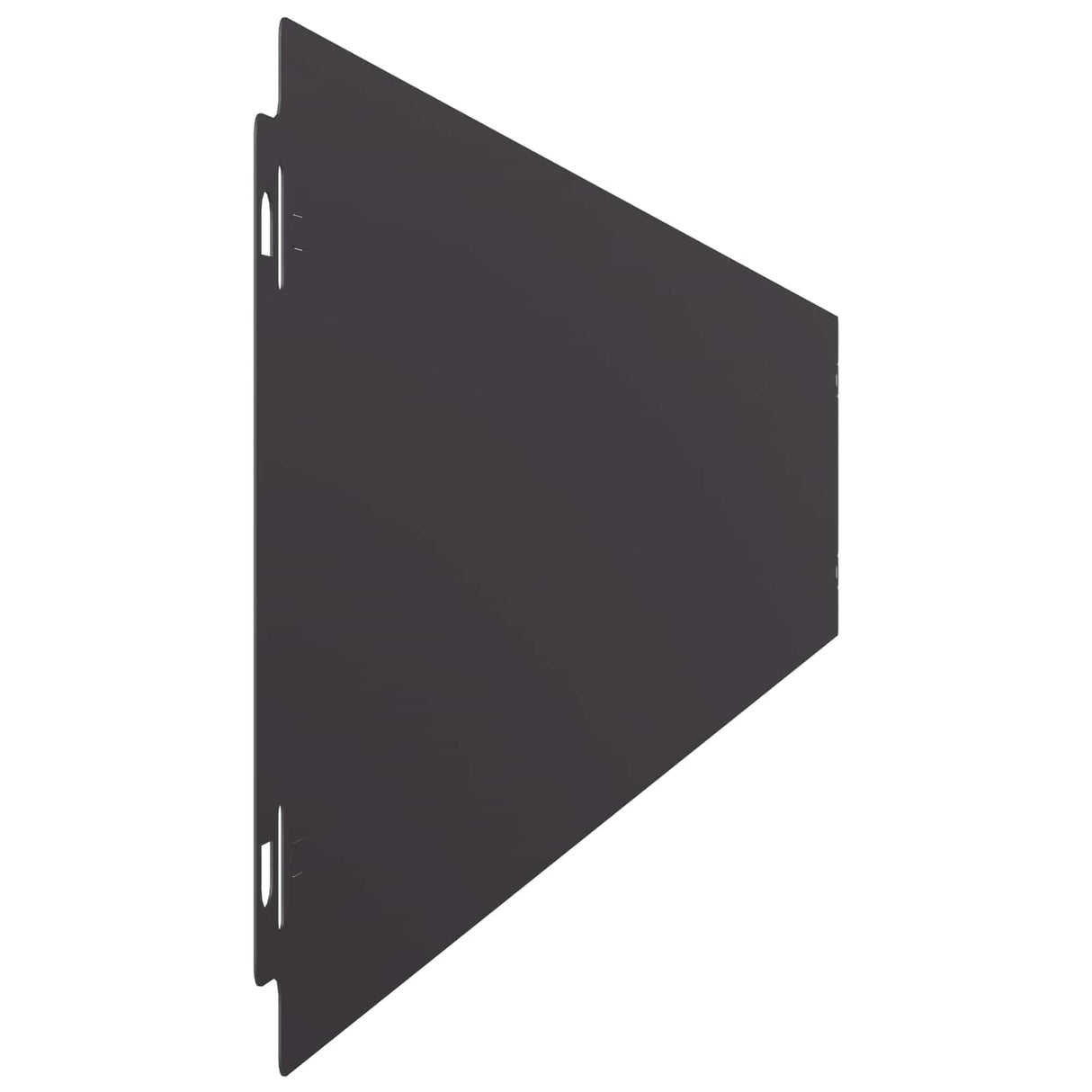 Lawn Edging 30 pcs 15 x 103 cm Steel Black