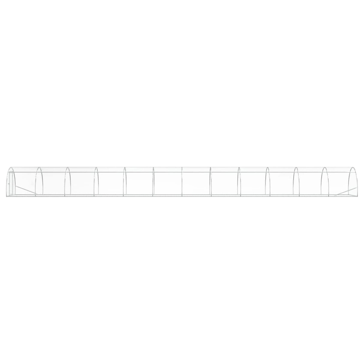 Chicken Coop Silver 1200 x 150 x 100 cm Galvanised Steel