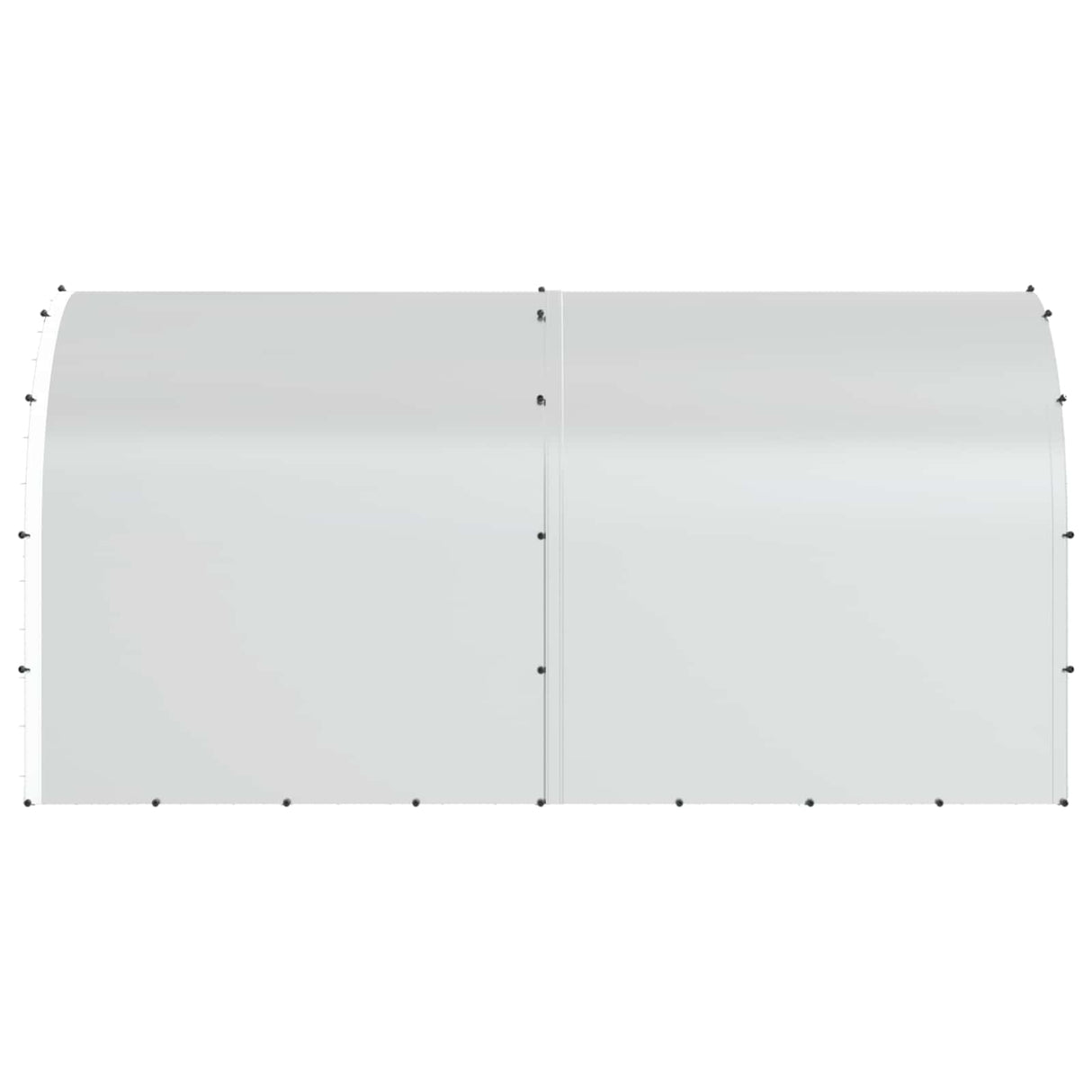 Chicken Coop Silver 400 x 200 x 200 cm Galvanised Steel