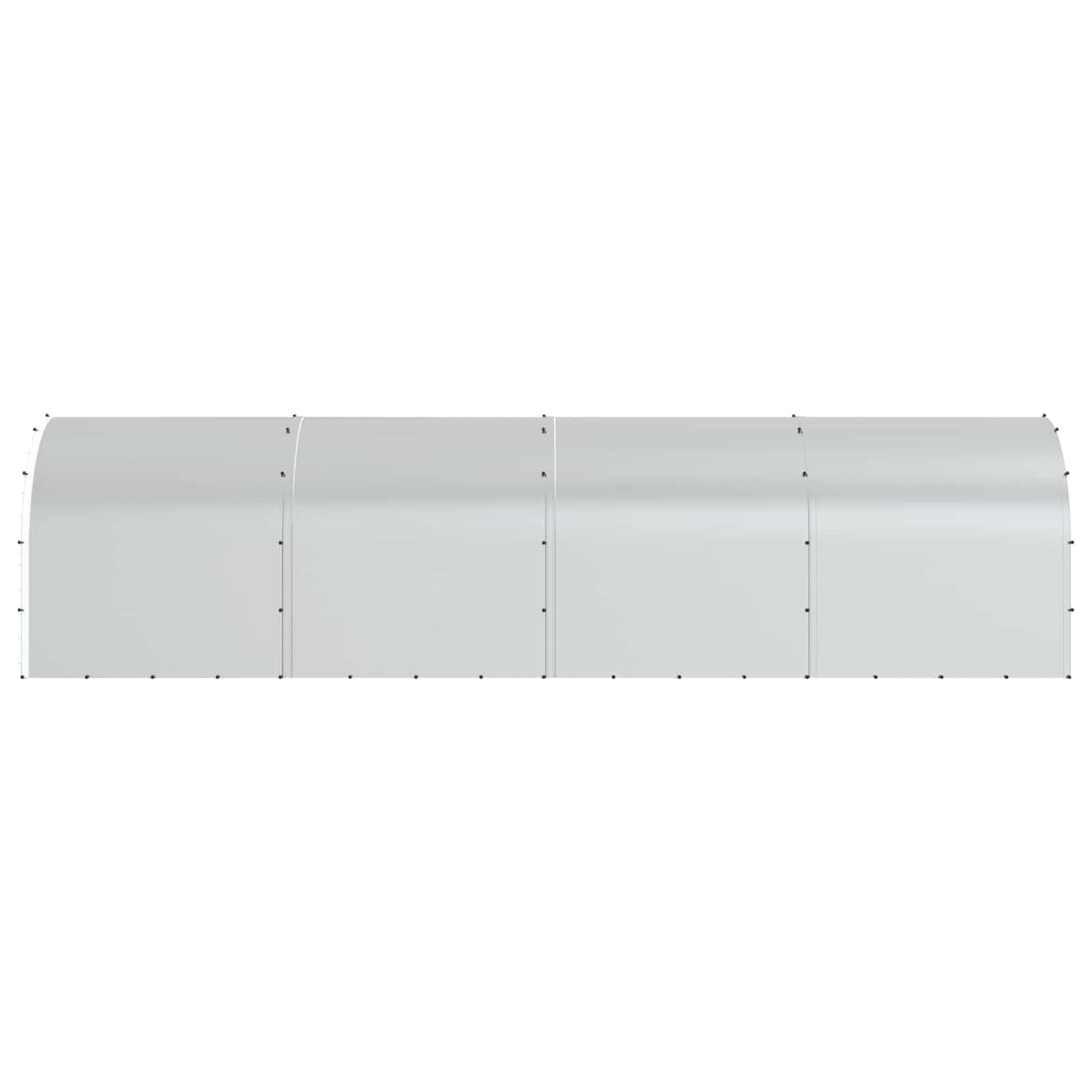 Chicken Coop Silver 800 x 200 x 200 cm Galvanised Steel