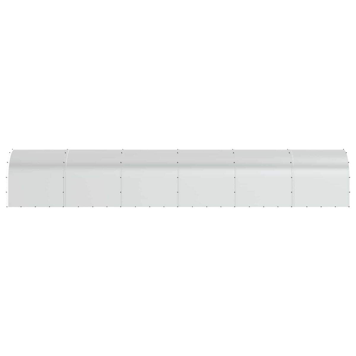Chicken Coop Silver 1200 x 200 x 200 cm Galvanised Steel