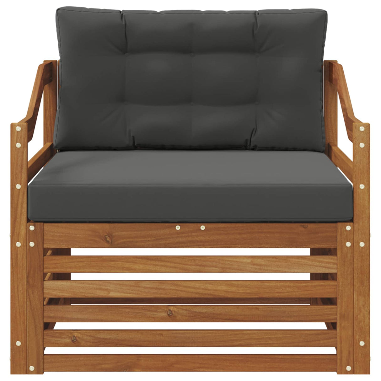 Outdoor Sofa Set Solid Acacia Wood Natural