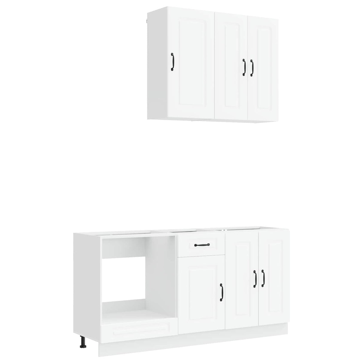 Kitchen Unit KALMAR 5 pcs White Engineered Wood