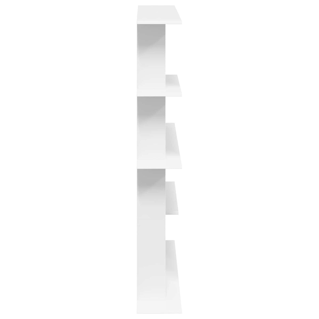 Wall Shelf White 102 x 20 x 130 cm Engineered Wood