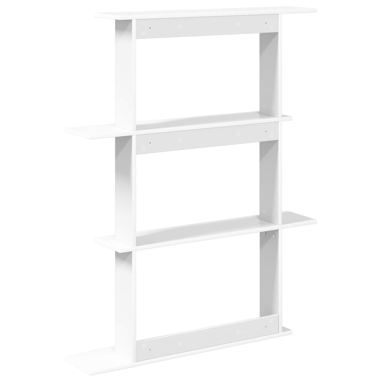 Wall Shelf White 100 x 20 x 126 cm Engineered Wood
