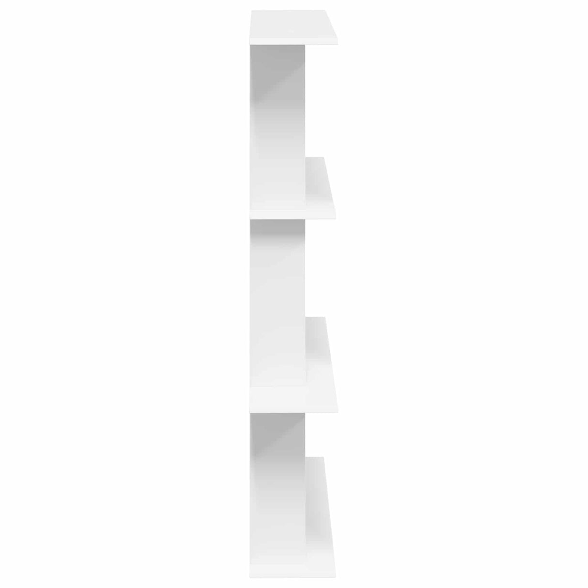 Wall Shelf White 100 x 20 x 126 cm Engineered Wood
