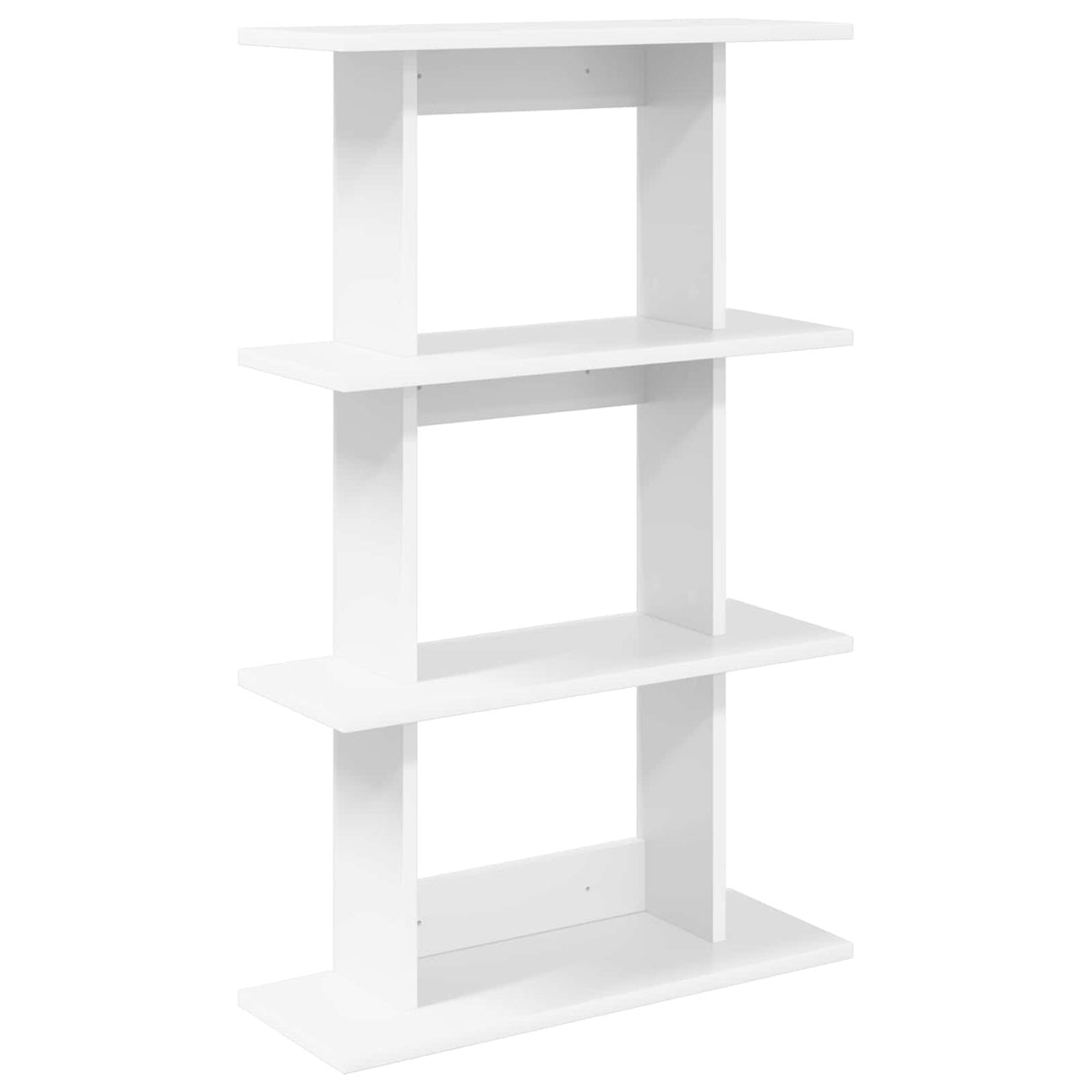 Wall Shelf Wall-Mounted White 56 x 20 x 90 cm Engineered Wood
