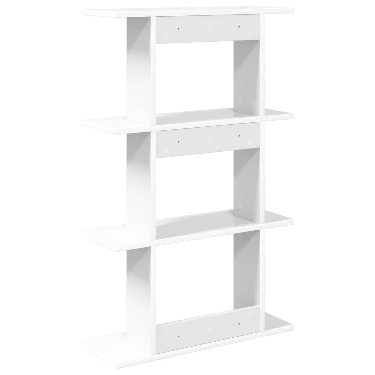 Wall Shelf Wall-Mounted White 56 x 20 x 90 cm Engineered Wood
