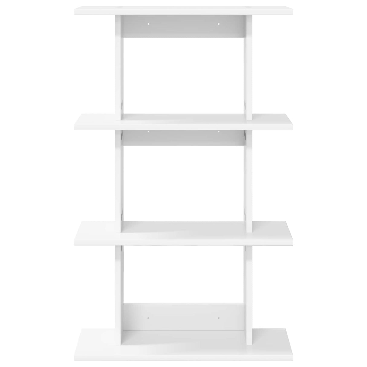 Wall Shelf Wall-Mounted White 56 x 20 x 90 cm Engineered Wood
