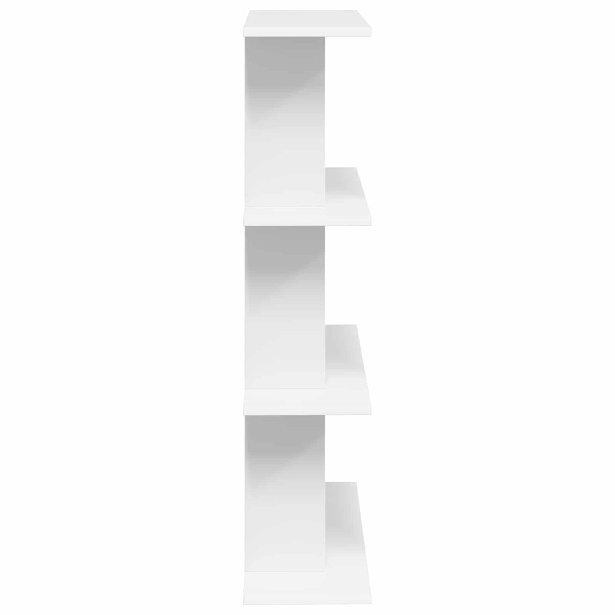 Wall Shelf Wall-Mounted White 56 x 20 x 90 cm Engineered Wood