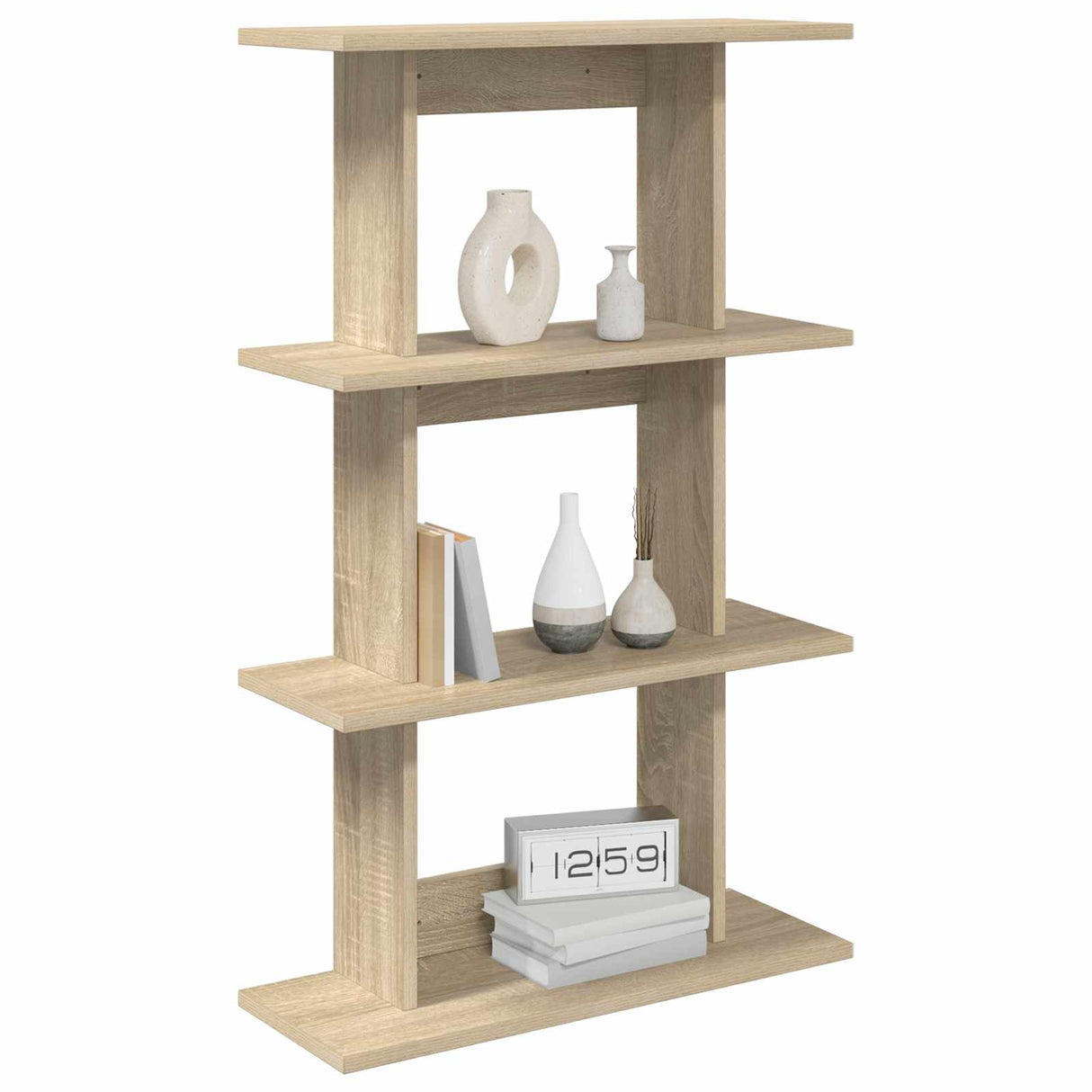 Wall Shelf Wall-Mounted Sonoma Oak 56 x 20 x 90 cm