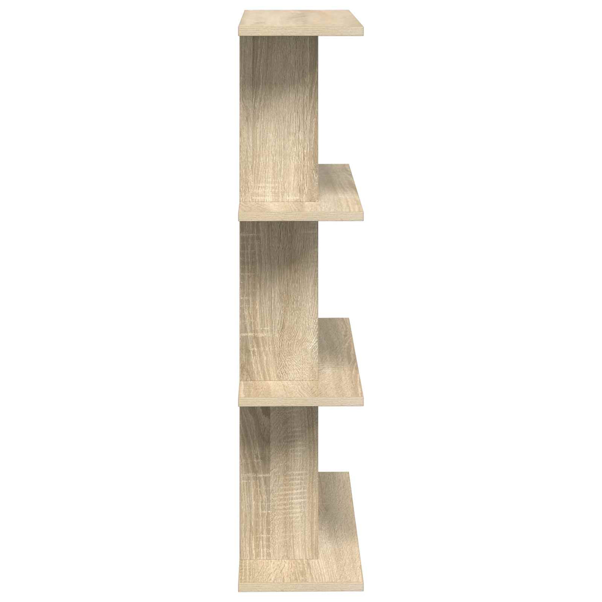 Wall Shelf Wall-Mounted Brown 56 x 20 x 90 cm Engineered Wood