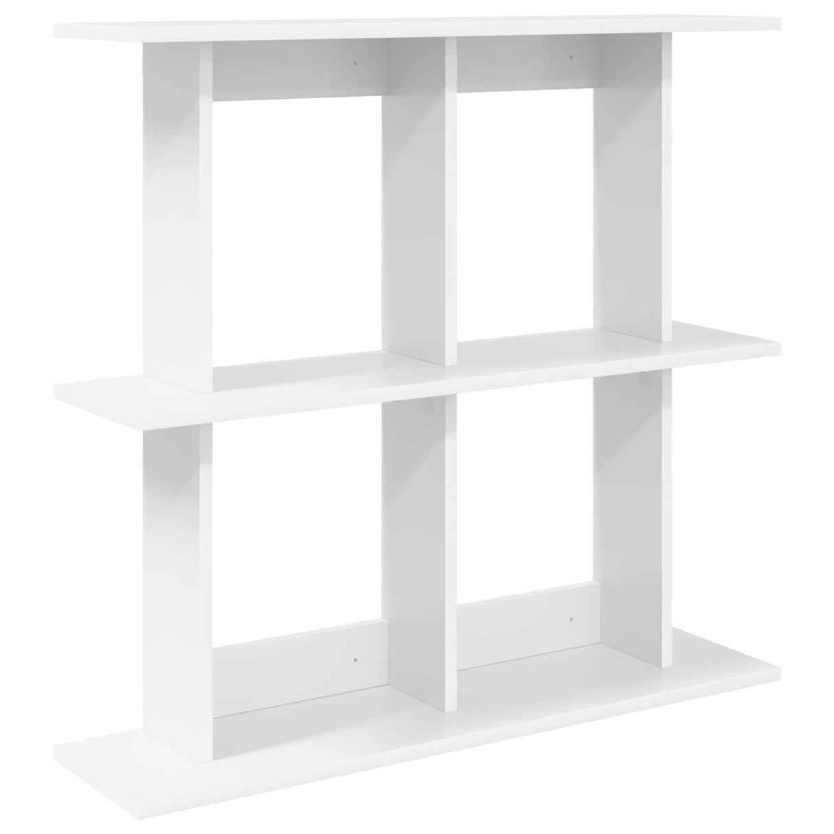Wall Shelf Wall-Mounted White 80 x 20 x 75 cm Engineered Wood