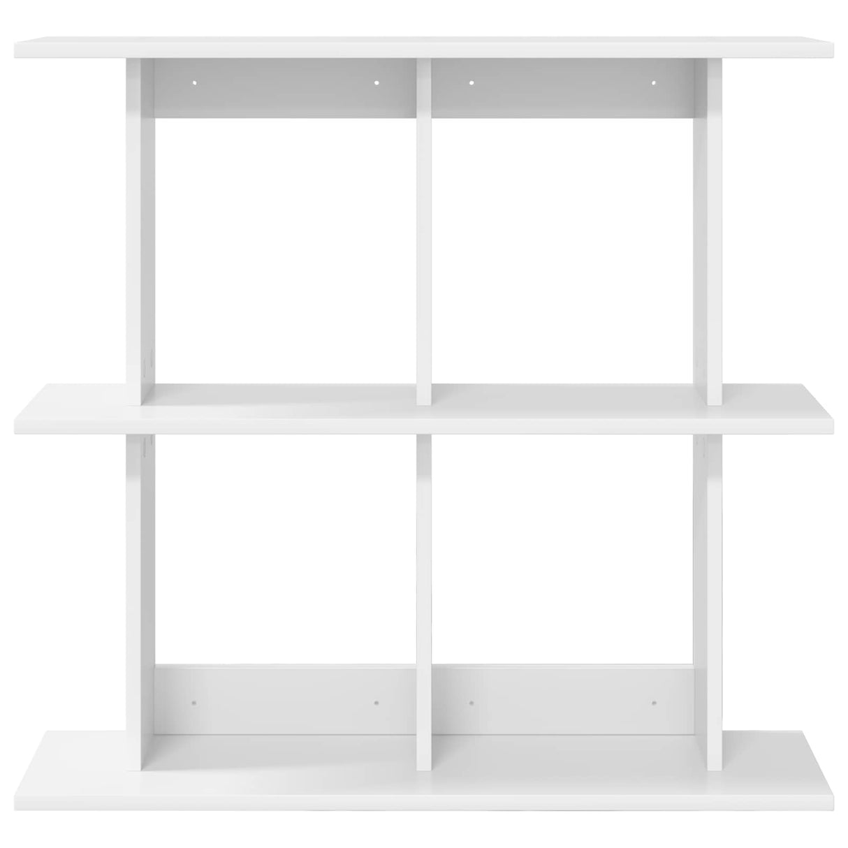 Wall Shelf Wall-Mounted White 80 x 20 x 75 cm Engineered Wood