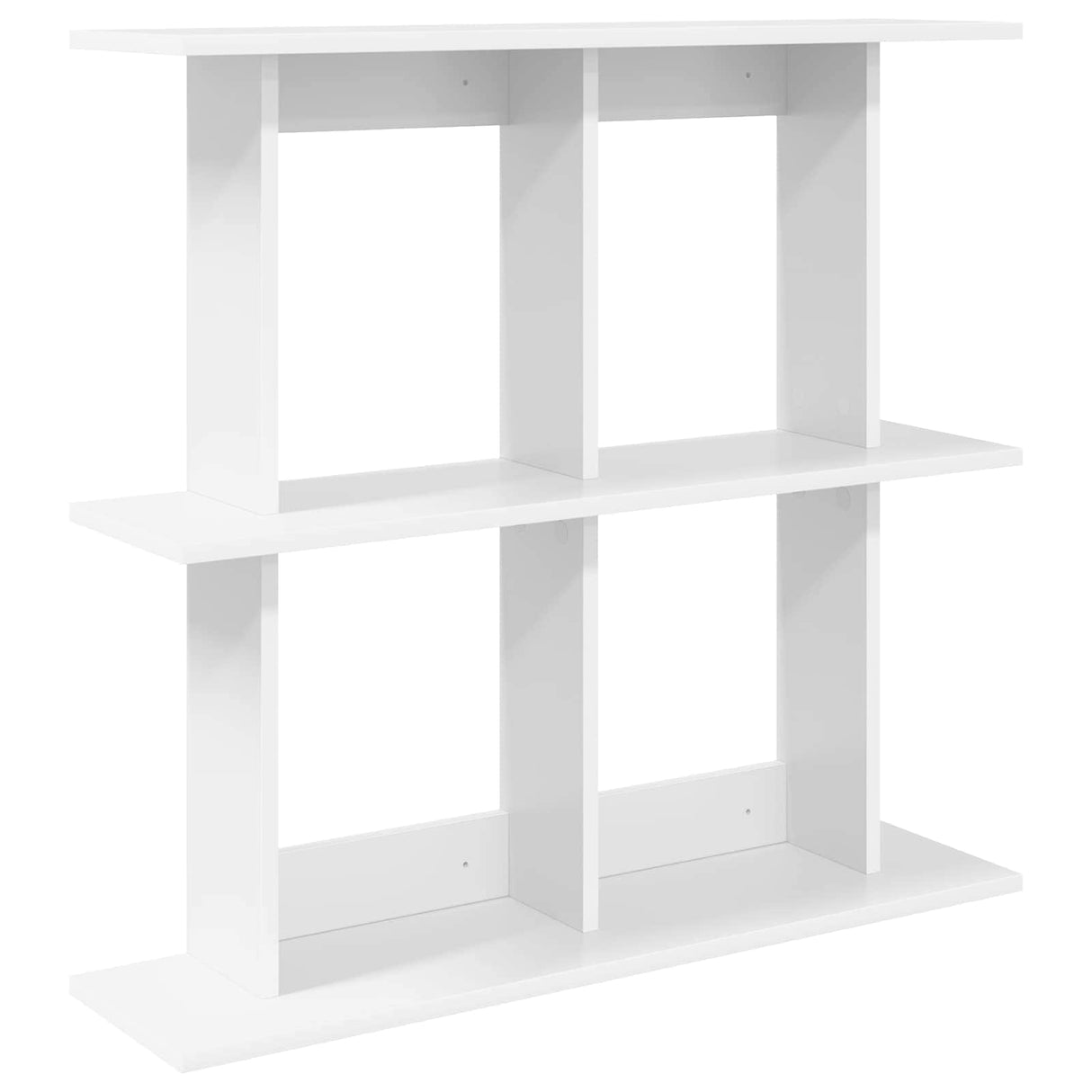 Wall Shelf Wall-Mounted White 100 x 20 x 75 cm Engineered Wood