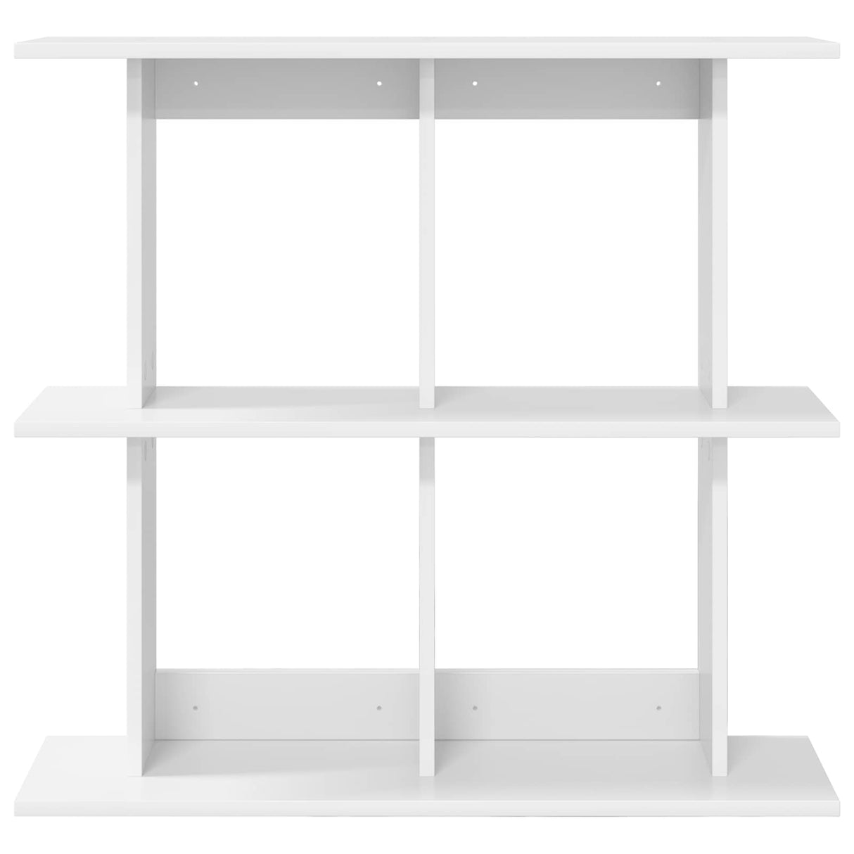 Wall Shelf Wall-Mounted White 100 x 20 x 75 cm Engineered Wood