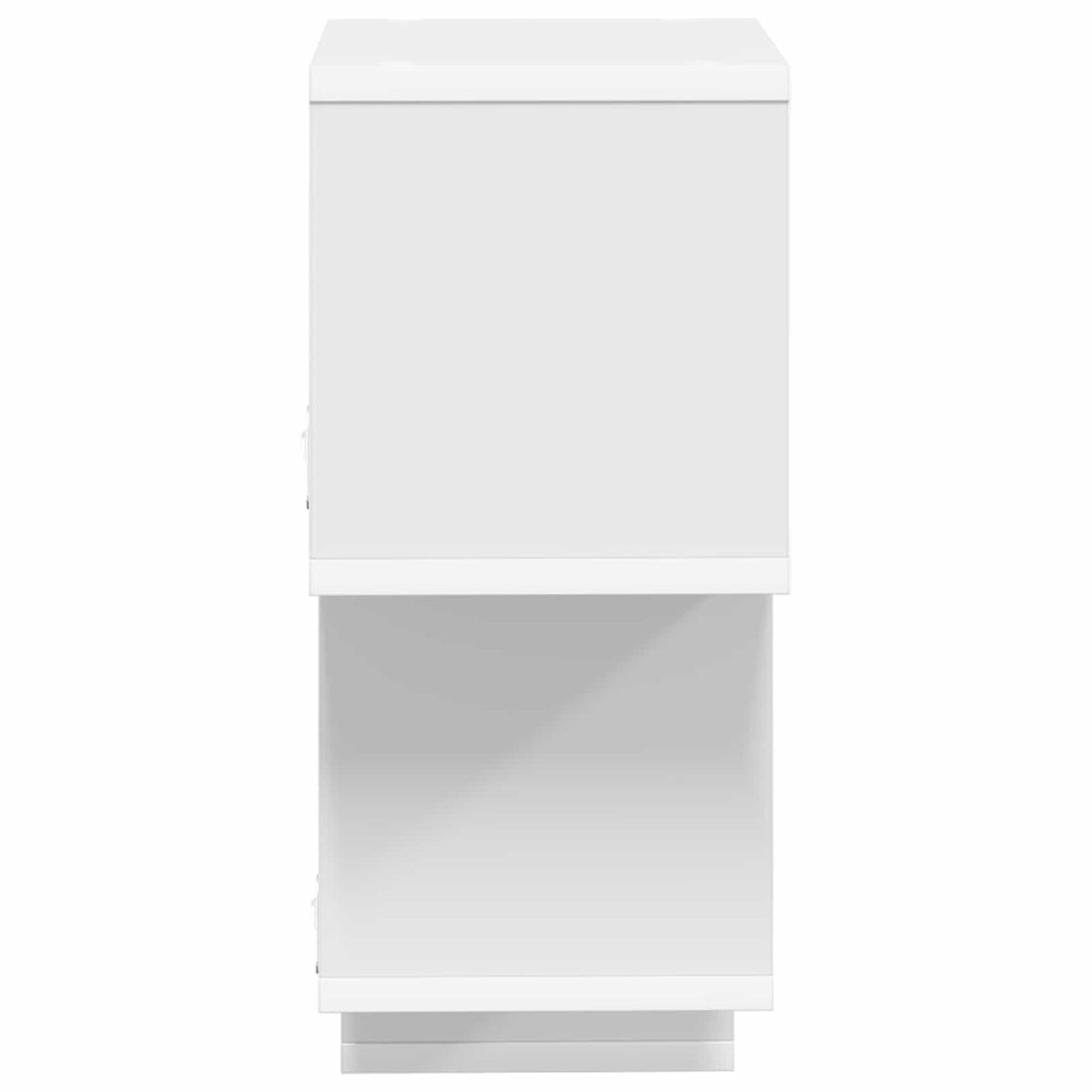 Floating Shelf Wall-Mounted White 87 x 20 x 55 cm
