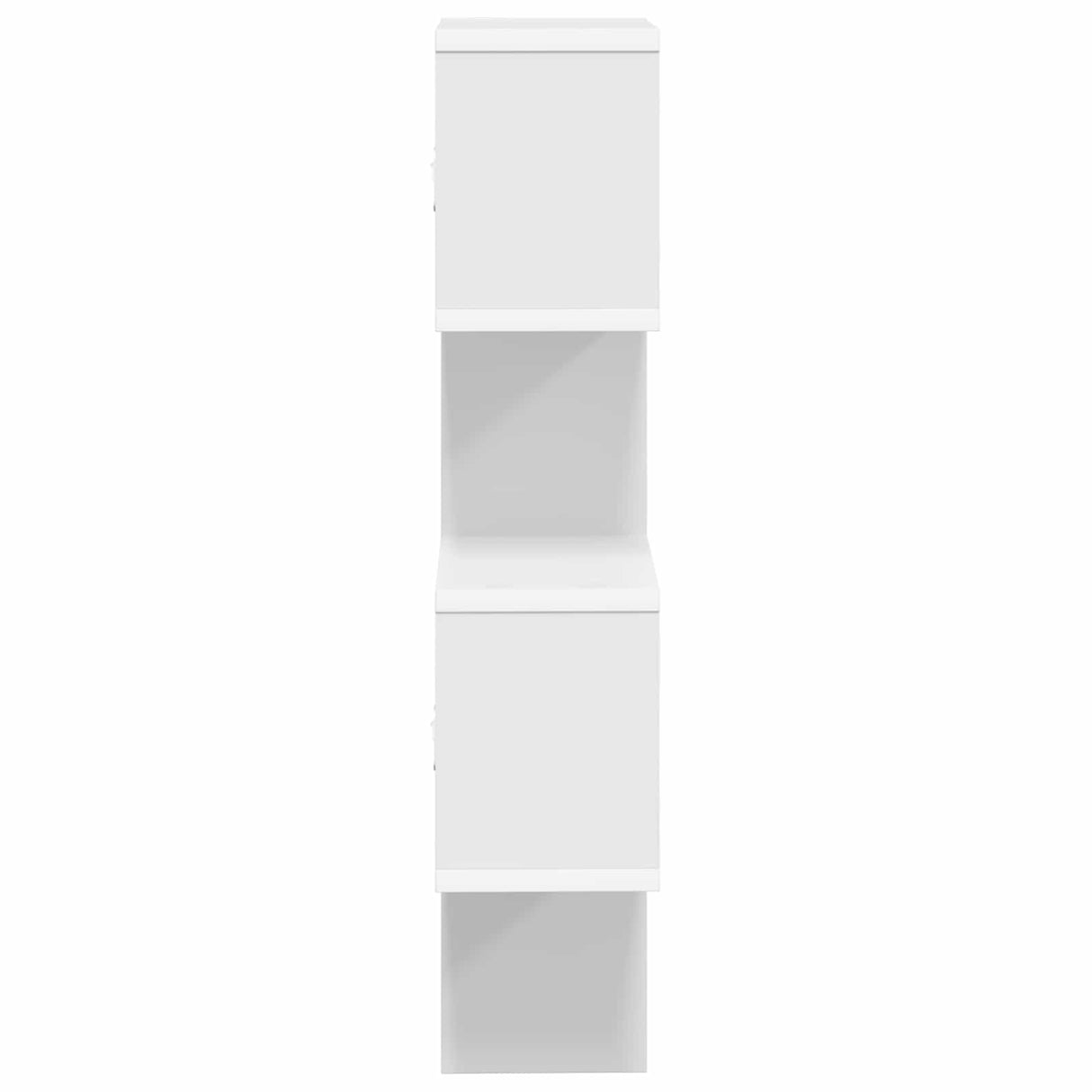 Wall Shelf Wall-Mounted White 39 x 15 x 76 cm Engineered Wood
