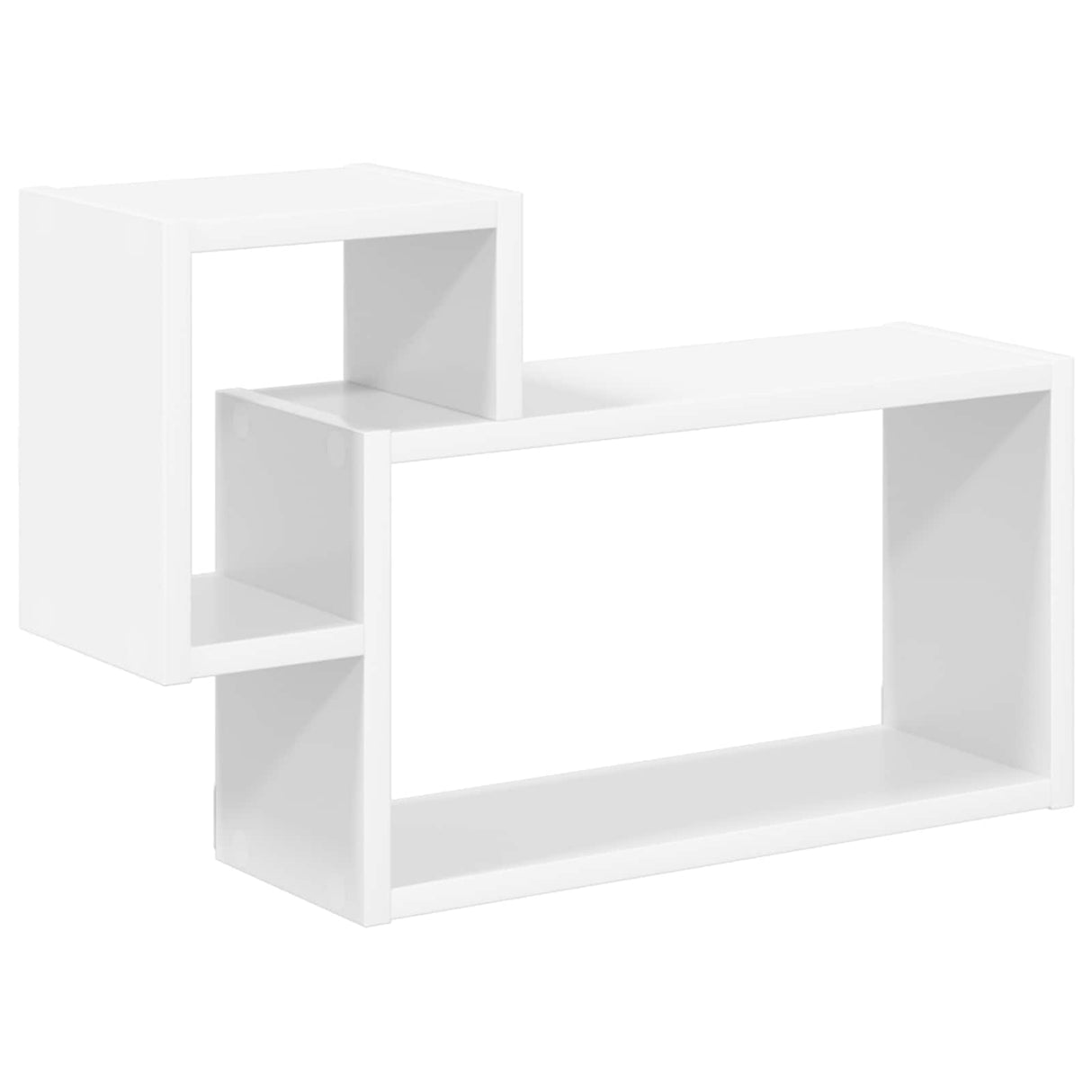 Wall Shelf Wall-Mounted White 55 x 15 x 35 cm Engineered Wood