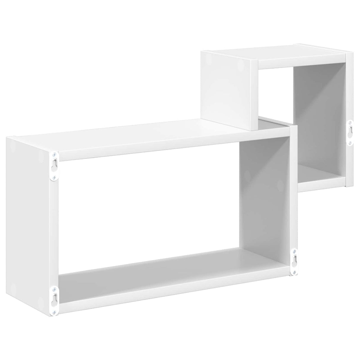 Wall Shelf Wall-Mounted White 55 x 15 x 35 cm Engineered Wood