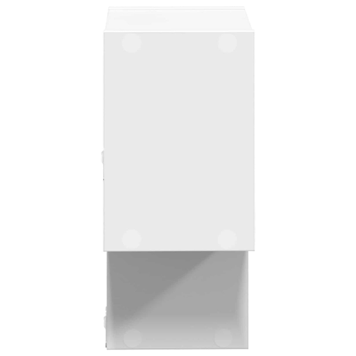 Wall Shelf Wall-Mounted White 55 x 15 x 35 cm Engineered Wood