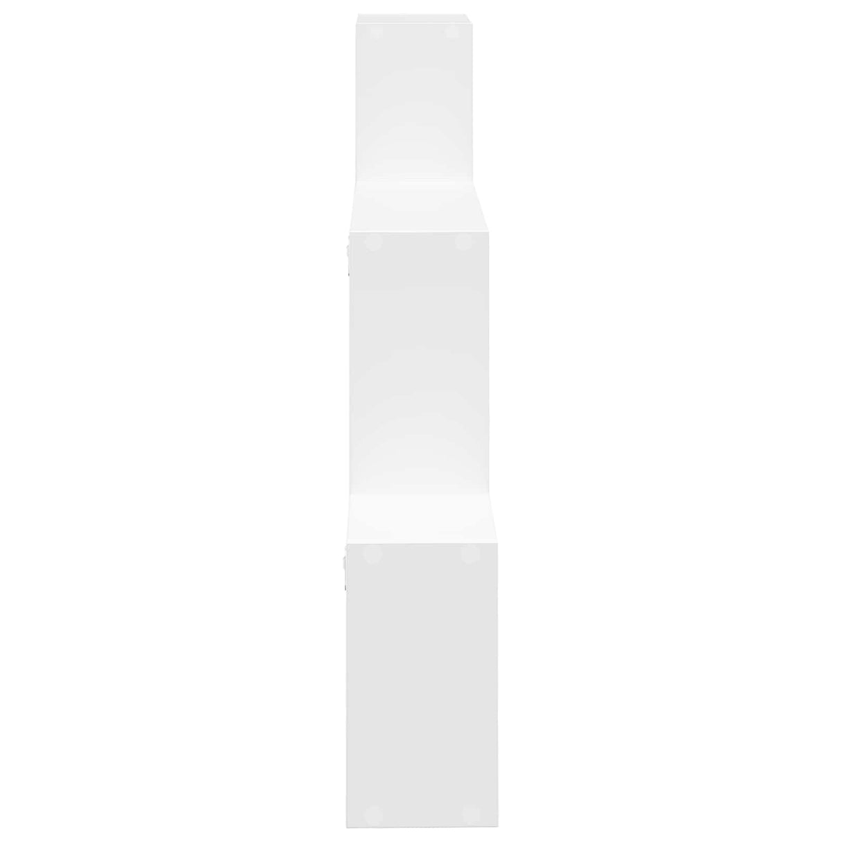 Wall Shelf Wall-Mounted White 91.5 x 15 x 76 cm Engineered Wood