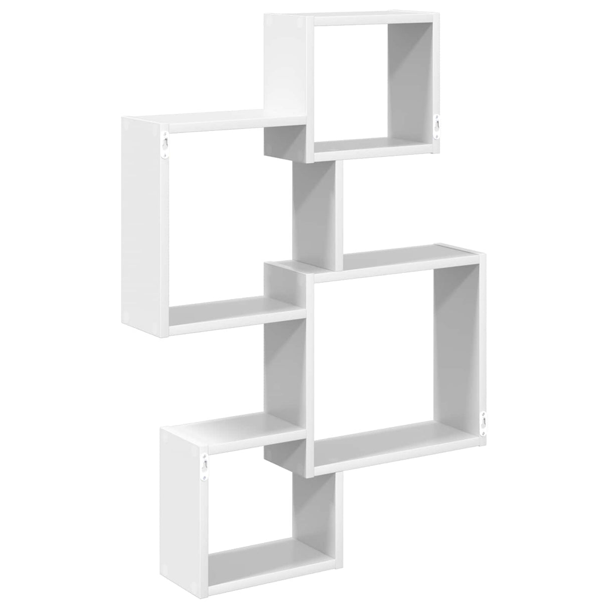 Wall Cube Shelves Wall-Mounted White 64 x 13.5 x 91.5 cm