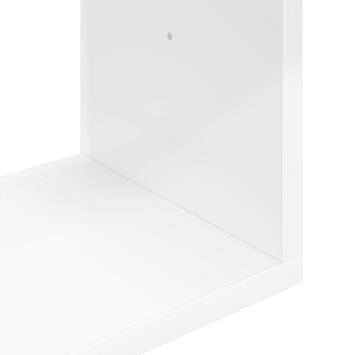 Wall Shelf Wall-Mounted White 95 x 20 x 69.5 cm Engineered Wood
