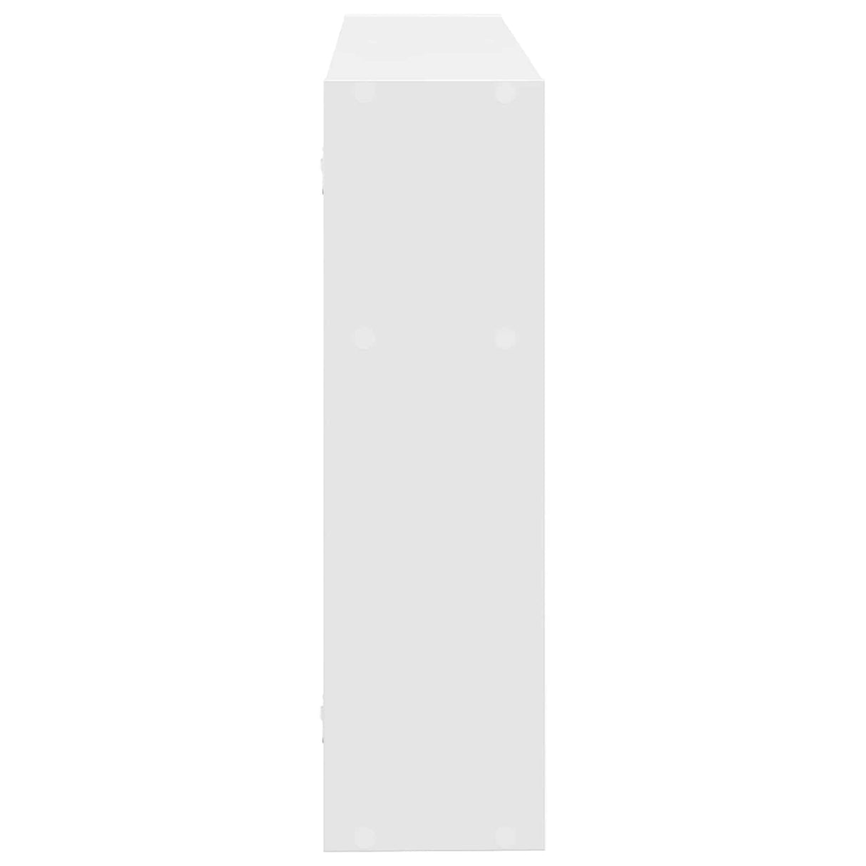 Wall Shelf Wall-Mounted White 95 x 20 x 69.5 cm Engineered Wood