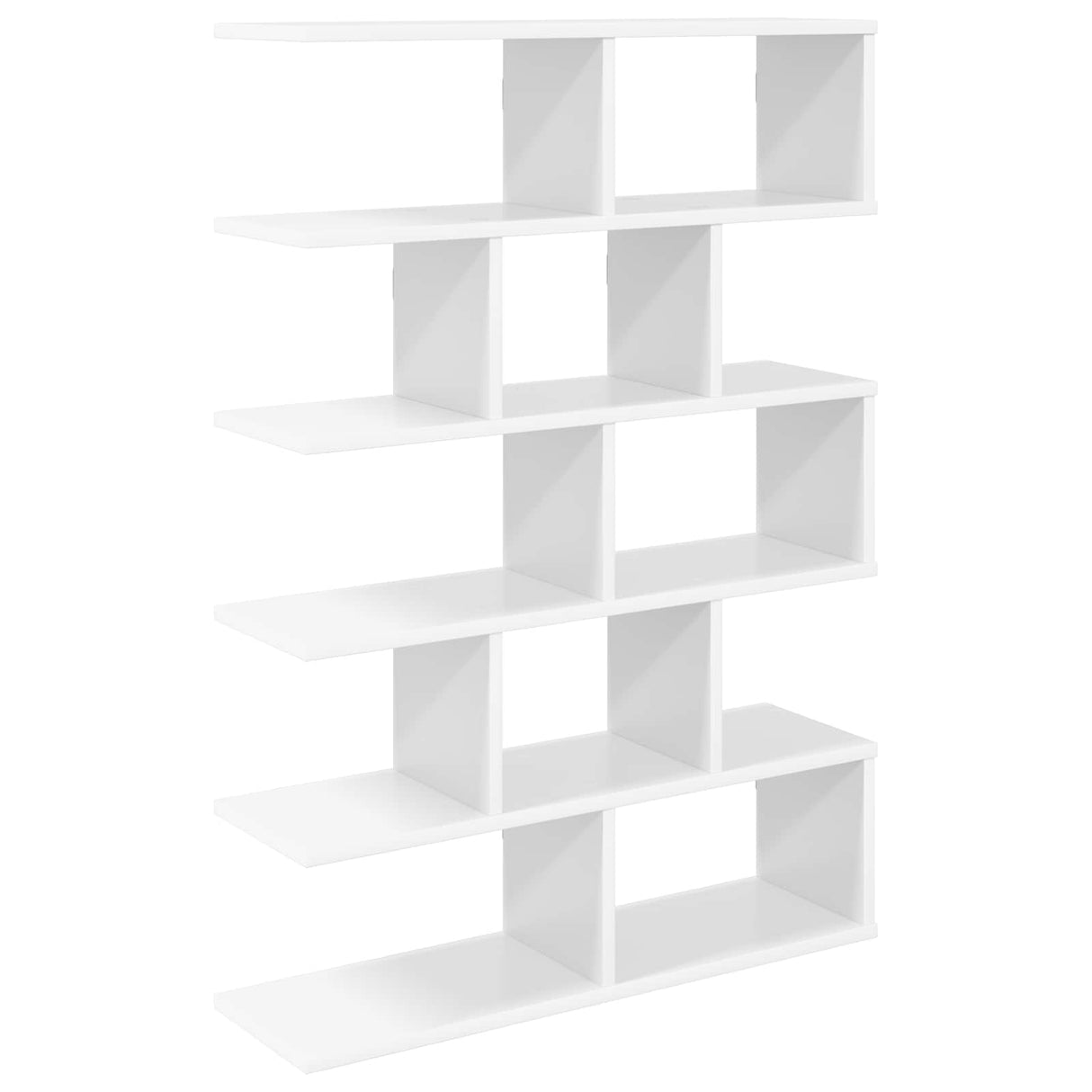 Wall Shelf White 70 x 20 x 100 cm Engineered Wood