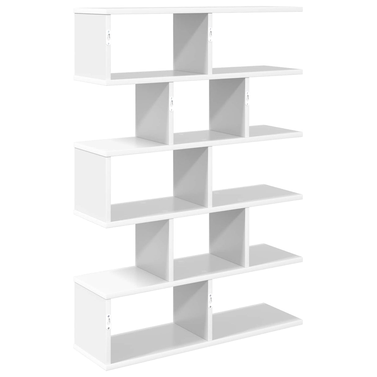 Wall Shelf White 70 x 20 x 100 cm Engineered Wood