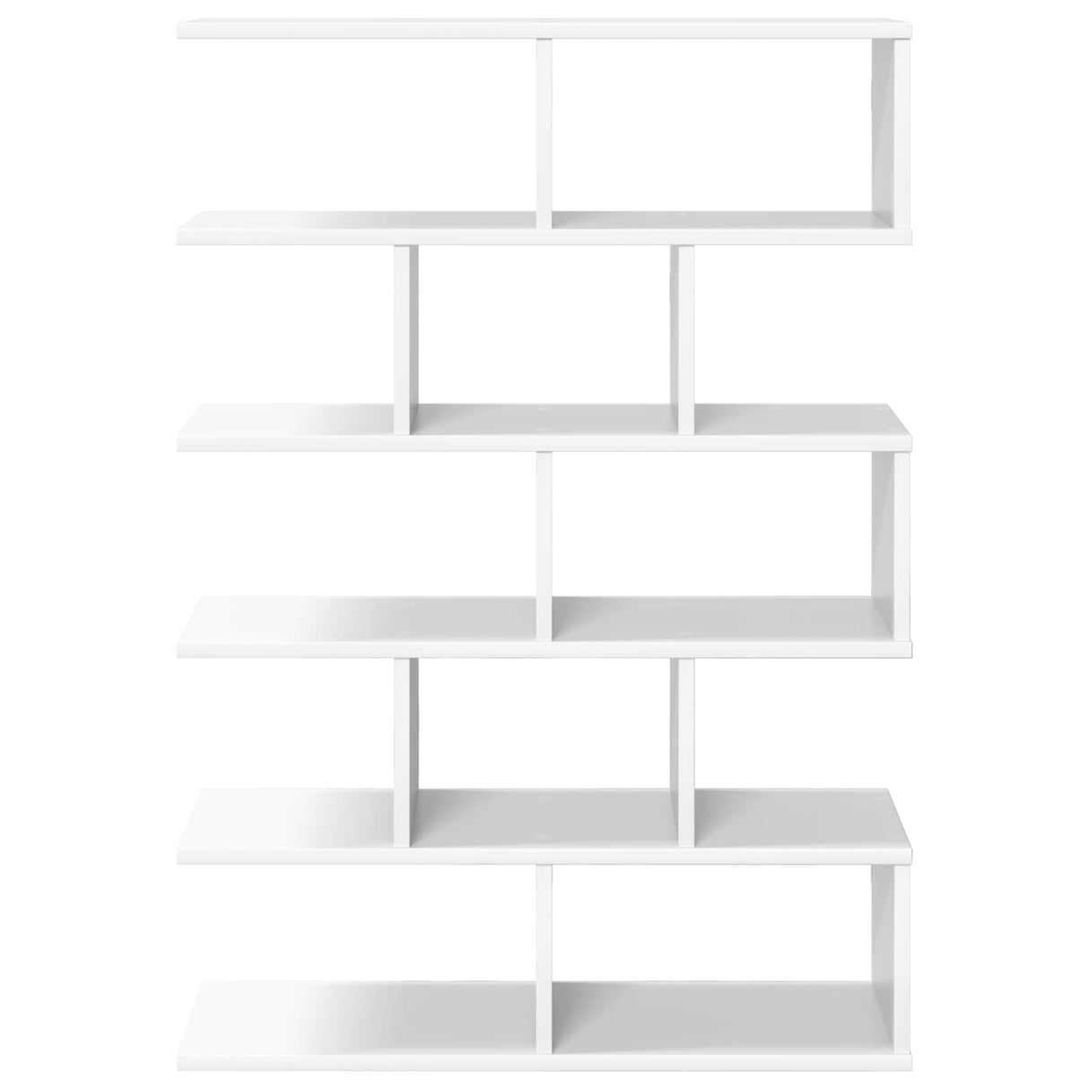 Wall Shelf White 70 x 20 x 100 cm Engineered Wood