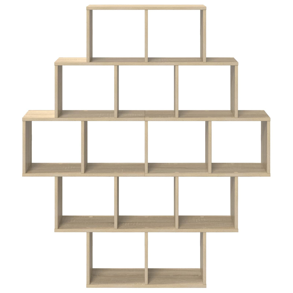 Wall Shelf Sonoma Oak 120 x 20 x 136 cm Engineered Wood