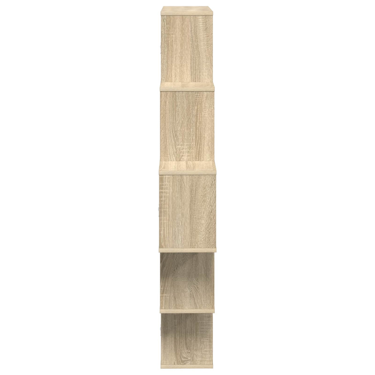 Wall Shelf Sonoma Oak 120 x 20 x 136 cm Engineered Wood