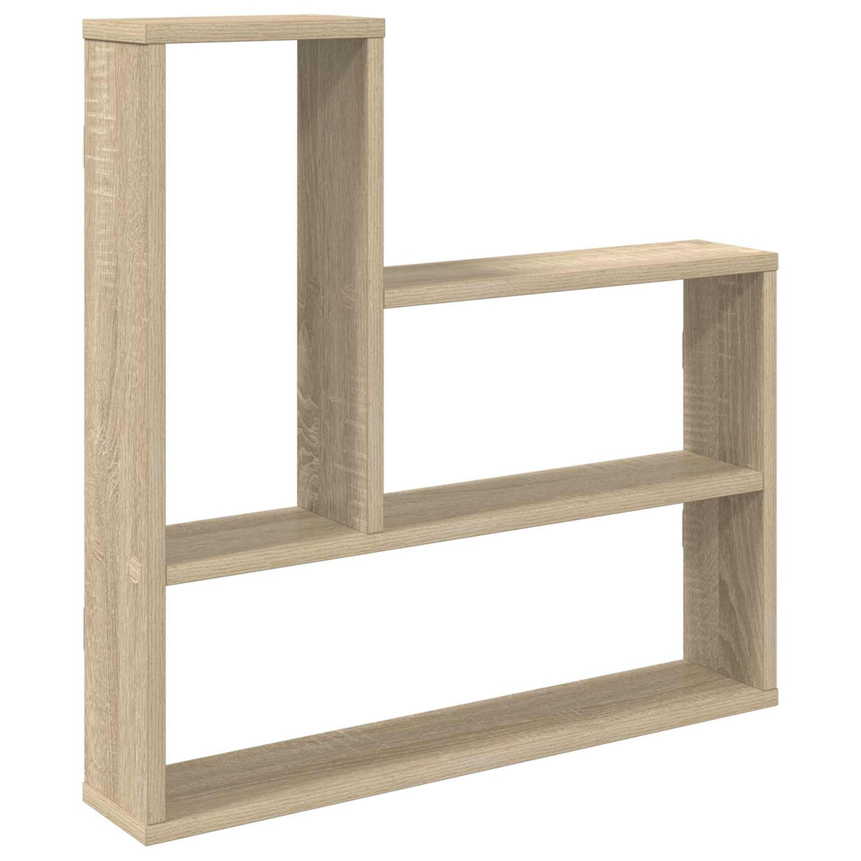 Wall Shelf Sonoma Oak 60 x 11 x 60 cm Engineered Wood