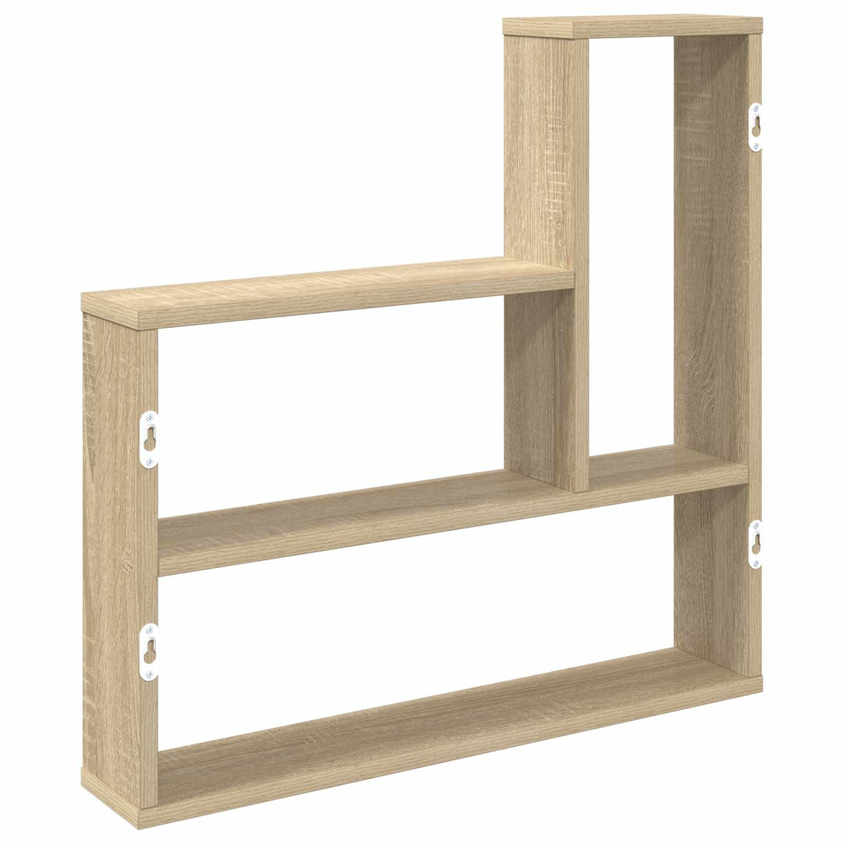 Wall Shelf Sonoma Oak 60 x 11 x 60 cm Engineered Wood