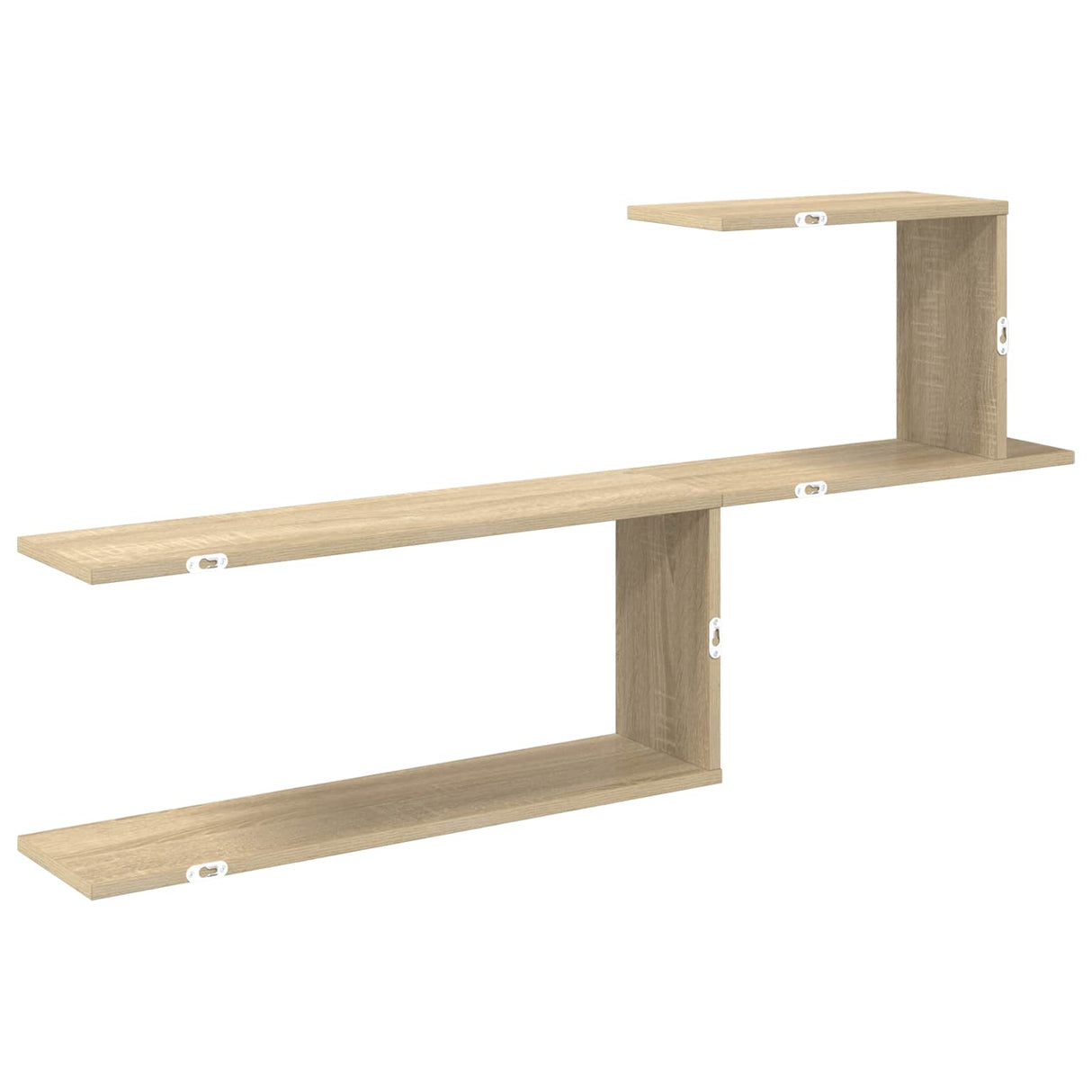 Wall Shelf Sonoma Oak 122 x 18 x 60 cm Engineered Wood