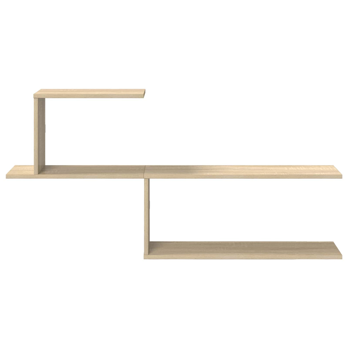 Wall Shelf Sonoma Oak 122 x 18 x 60 cm Engineered Wood