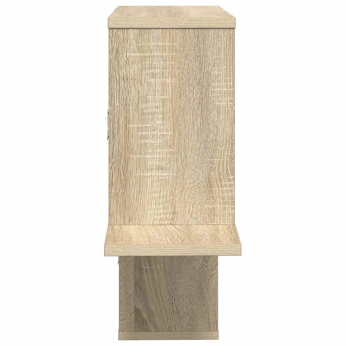 Wall Shelf Sonoma Oak 122 x 18 x 60 cm Engineered Wood