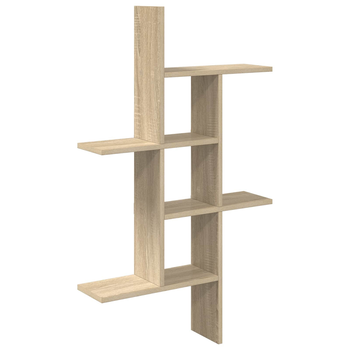 Wall Shelf Sonoma Oak 61 x 15 x 102 cm Engineered Wood